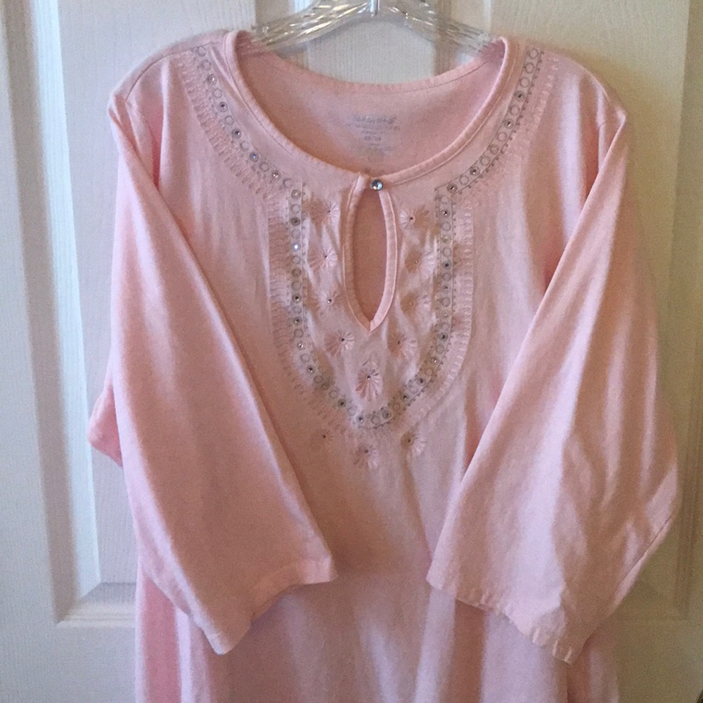 Light pink top